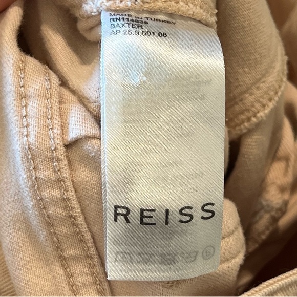 Reiss "Baxter" Relaxed High Waist Tapered Fit Trousers US2 ($160) - Picture 6 of 8